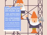 Exposition - 100 Affiches pour le droit au travail. Du 4 décembre 2014 au 24 janvier 2015 à Paris18. Paris.  24H24